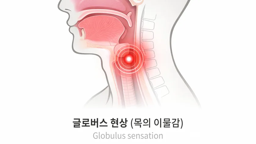 목에 아무것도 없는데 걸린 것 같은 느낌이 드는 이유