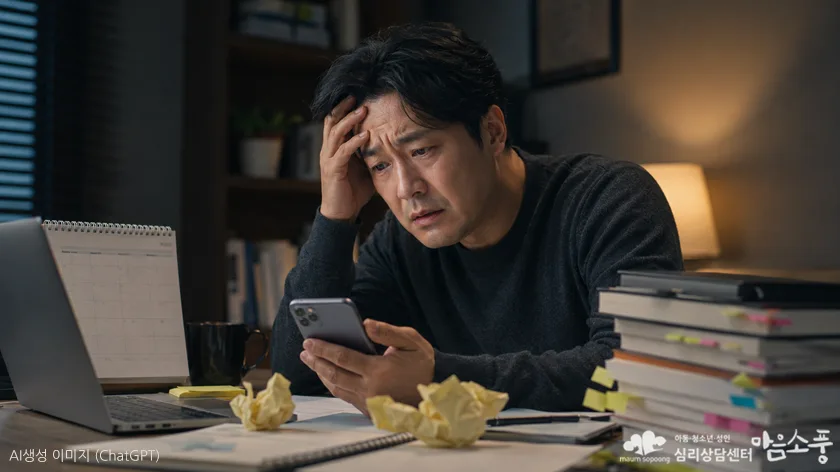 끊임없는 비교는 심리적 소진으로 이어질 수 있습니다.