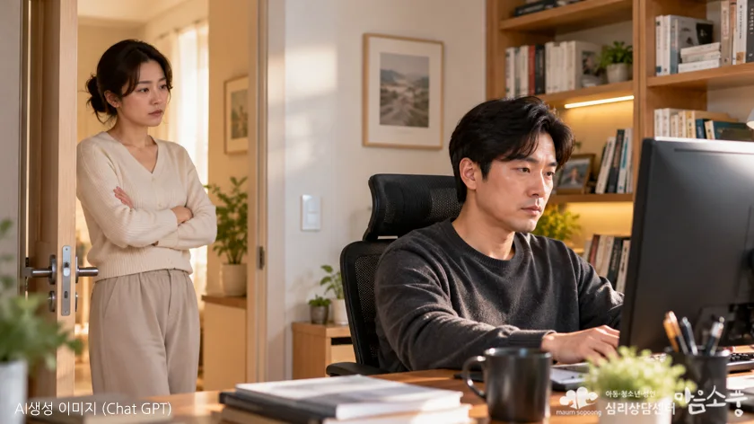 사소한 말에도 예민해지는 반응을 보이는 부부 관계